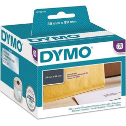 ETIQUETAS ROT. LABELWRITER 89 X 36 MM EN TRANSPARENTE DYMO