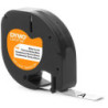 CINTA ROTULAR LETRATAG TERMOTRANSF. 12MMX2M NG/BL DYMO