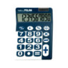BLÍSTER CALCULADORA AZUL Y BLANCO 10 DÍGITOS, TECLAS GRANDES MILAN