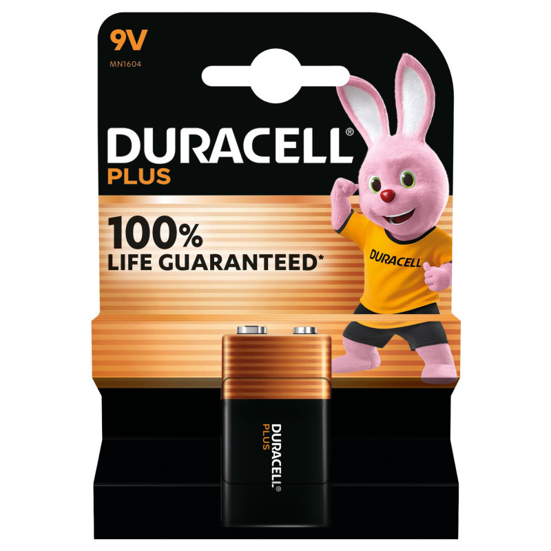 PILAS DURACELL PLUS 9V BLISTER 1 UN (6LF22)