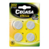 PILAS CEGASA LITIO BOTON CR2032 3V BT BLISTER 4u. POESSA