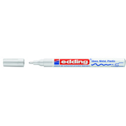 MARCD. EDDING 751 BLANCO 1-2MM TINTA OPACA
