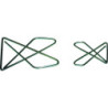 CLIPS MARIPOSA PLATEADO Nº 20 60MM C/25 UD APLI