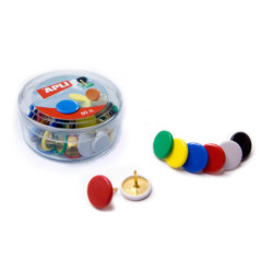 CHINCHETAS COLORES SURTIDAS CJ.50 APLI
