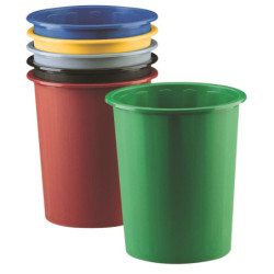 PAPELERA PLASTICO 305 BURDEOS 14 L FAIBO