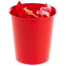 PAPELERA ARCHIVO 2000 DE 18 LITROS ROJO