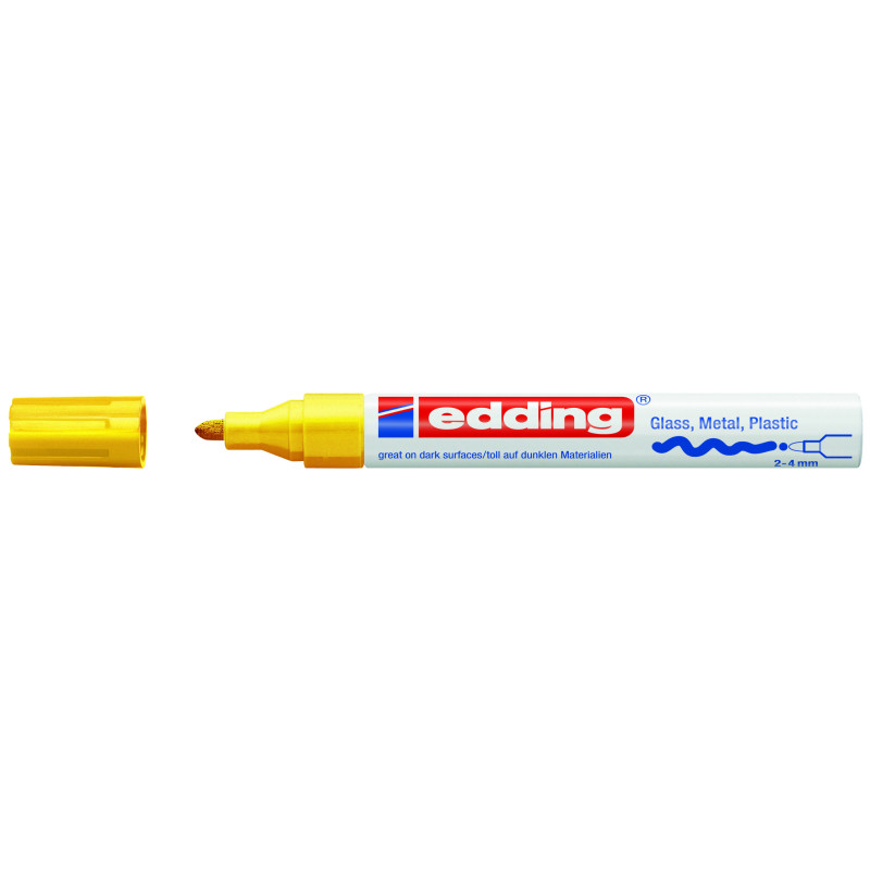MARCD. EDDING 750 AMARILLO 2-4MM TINTA OPACA