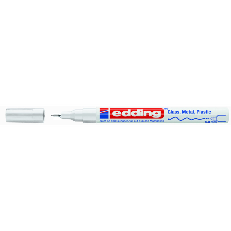 MARCD. EDDING 780 BLANCO 0,8MM TINTA OPACA