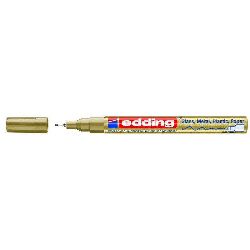 MARCD. EDDING 780 ORO 0,8MM TINTA OPACA