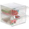 ARCHICUBO 2 CAJONES GRANDES CRISTAL ARCHIVO 2000
