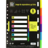 JUEGO SEPARADOR A4  6 POSICIONES 0,5 B&B FLUOR GRAFOPLAS