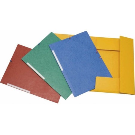 CARTONGRAF 3 SOLAPAS GOMAS VERDE