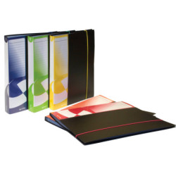 CARPETA FUNDAS 80F FOLIO PP RIGIDO LOMO PERSONALIZABLE Y GOMA VD POLIURO GRAFOPLAS