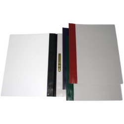 DOSSIER FASTENER METAL FOLIO VE PVC 150 MIC LOMO RECTO GRAFOPLAS