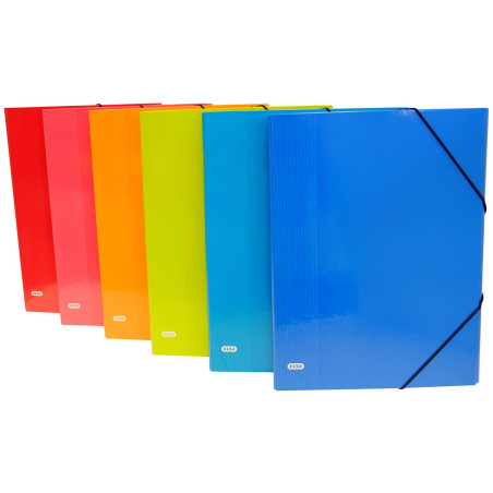 CLASIFICADOR 12 DEPARTAMENTOS FOLIO PAPEL BRILLO COLORES SURTIDOS ELBA