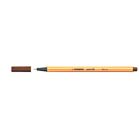 MARCD. POINT 88 0,4MM MARRON STABILO
