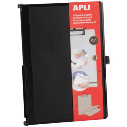 CLIPBOARD PLEGABLE A4 317 X 230 MM NEGRO APLI