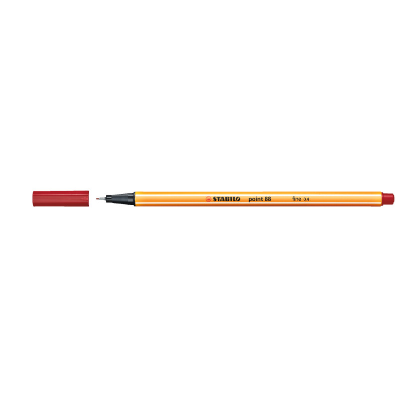 MARCD. POINT 88 0,4MM CARMESI STABILO
