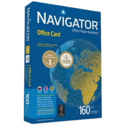PAPEL A4 160G NAVIGATOR OFFICE CARD 250H