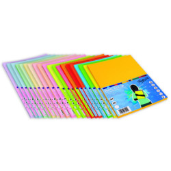 PAPEL COLORES A4 80G 100H AZUL CLARO PAPERLINE