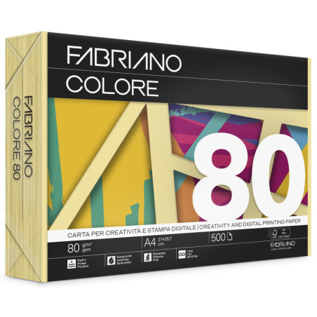 FABRIANO COLORE BANANA FSC A4 80g 500H