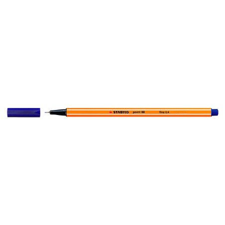 MARCD. POINT 88 0,4MM AZUL NOCHE STABILO