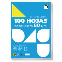 RESMILLERIA A4 80G 100H LISO PACSA