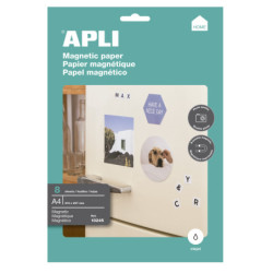 PAPEL MAGNÉTICO INKJET A4 8H APLI