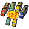 PACK 10+2 MARCADORES INDEX 25,4X43,2MM COLORES SURTIDOS 680P10+2 POST-IT 7000081628