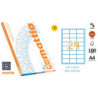 ETIQ. INK/LAS/FOT A4 64,6X33,8 CJ.100H. CAN. RECTOS 2400U MATTIO