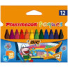 CERAS PLASTIDECOR PEQUES COLORES 12UDS BIC 8757741