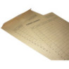 BOLSAS CJ.100 260X360 KRAFT 120G IMPRESAS 1/1 - 3 TALADROS CORREO INTERNO 260/120 SAM
