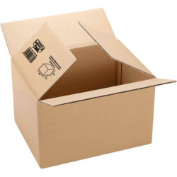 CAJA EMBALAJE 600X400X290 MARRON C.SENCIL.3MM GRAFOPLAS