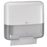 DISPENSADOR TORK MINI PARA TOALLA PLEGADA EN V PLASTICO BLANCO
