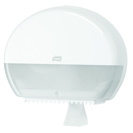 PORTARROLLOS PAPEL HIGIENICO TORK MINI JUMBO BLANCO