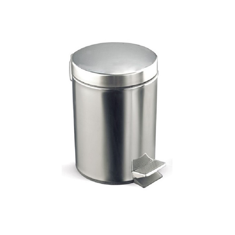 PAPELERA CON PEDAL INOXIDABLE DE 3L ROCADA