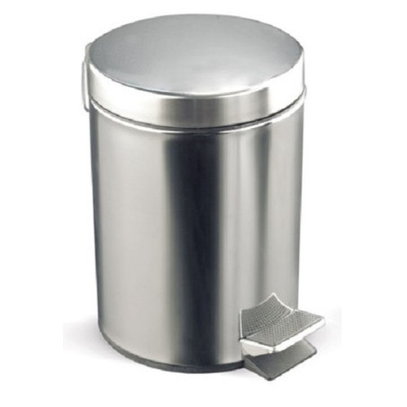 PAPELERA CON PEDAL INOXIDABLE DE 3L ROCADA