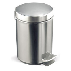 PAPELERA CON PEDAL INOXIDABLE DE 12L ROCADA