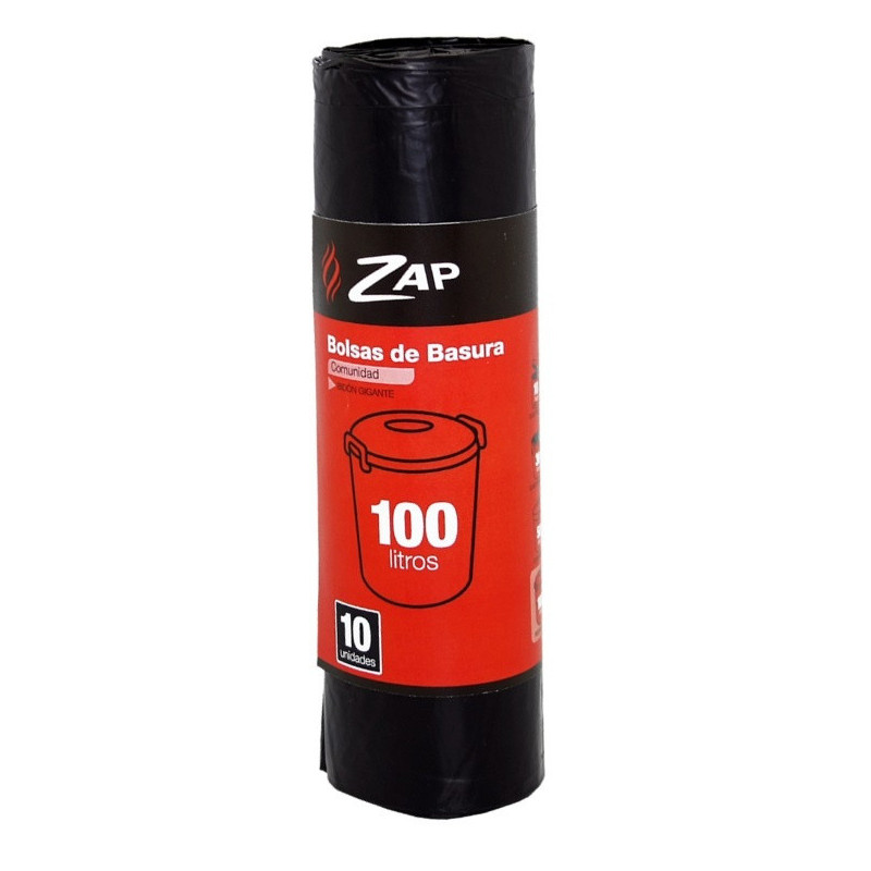BOLSA BASURA ZAP COMUNIDAD 10Ux100L POESSA