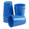 VASOS DE ABS: COLOR AZUL (6 U.)