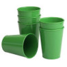 VASOS DE ABS: COLOR VERDE (6 U.)