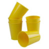 VASOS DE ABS: COLOR AMARILLO (6 U.)