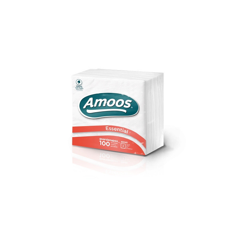 SERVILLETA PAPEL AMOOS 40x40 PAQ.90 DISTRISANTIAGO
