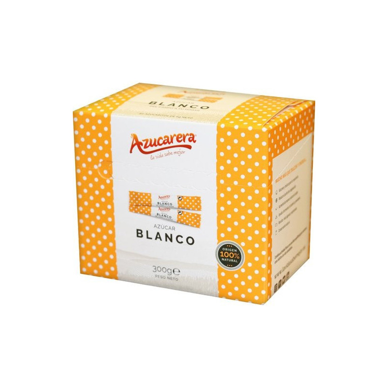 AZUCAR BLANCA EN SOBRES DE 6G CAJA DE 50 SOBRES