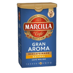 CAFE MOLIDO DESCAFEINADO MARCILLA PAQUETE DE 200GR