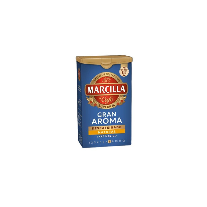 CAFE MOLIDO DESCAFEINADO MARCILLA PAQUETE DE 200GR