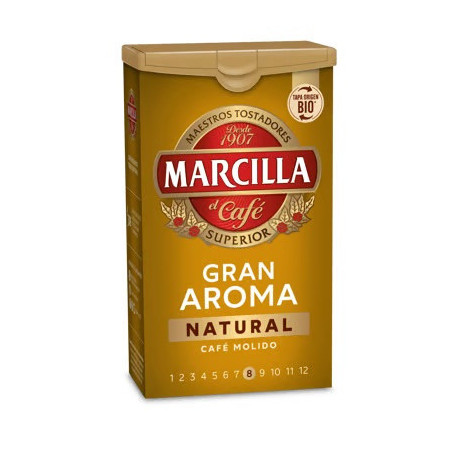 CAFE MOLIDO NATURAL MARCILLA PAQUETE DE 250GR