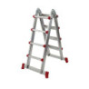 ESCALERA OUTAS MULTIPOSICION TELESCOPICA ALUMINIO 5x4 PELDAÑOS