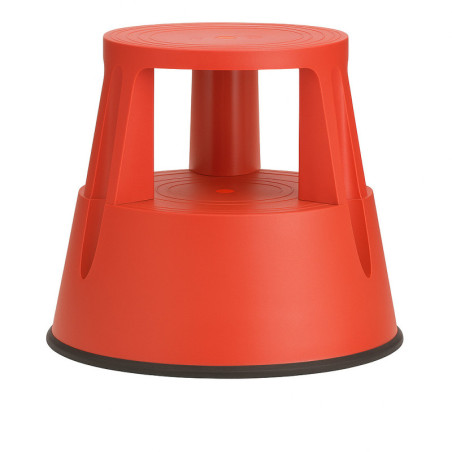 TABURETE TWINCO TWIN LIFT 2 PELDAÑOS CON RUEDAS ROJO