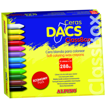 CERAS SCHOOLPACK 288u. (24u.X12 COLORES) DACS ALPINO
